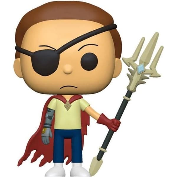 POP Rick and Morty Story Train Evil Morty Figur - FUNKO - Storlek 9 cm - Inomhus/barn - Svart
