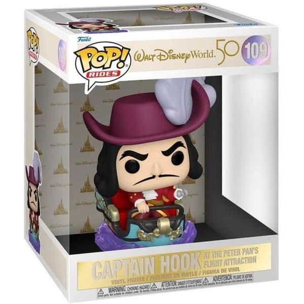 Funko Pop! Åk: WDW50- Hook on Peter Pan Flight