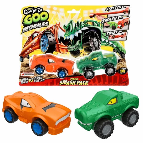 Action Figurer Moose Toys TURBO TYGER VS RUMBLER JAW