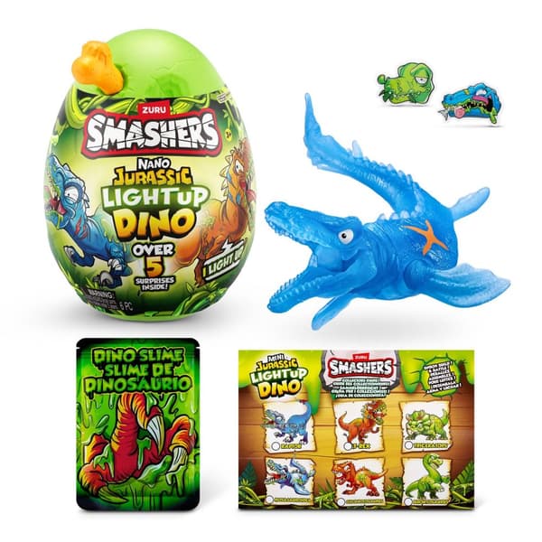 Zuru Smashers Nano Jurassic Light up Dino