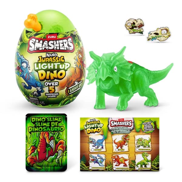 Zuru Smashers Nano Jurassic Light up Dino