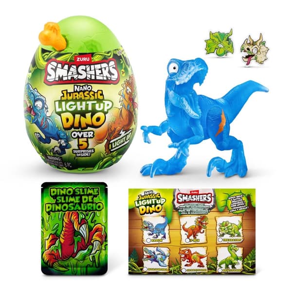 Zuru Smashers Nano Jurassic Light up Dino