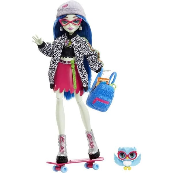 MONSTER HIGH MUA'ECA GHOULIA YELPS SKATE URBAN HHK58 MATTEL