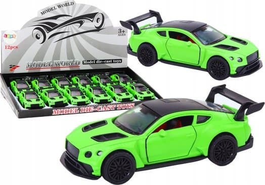 LeanToys Lekebil Sportsbil 1:32 Friction Drive Green