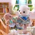 Miniatyrbillede 5 af 6: Samlet figur Sylvanian Families Las hermanas nutrias marinas dyr