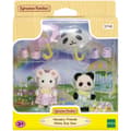 Miniatyrbild 2 av 6: Ledade figurer - SYLVANIAN FAMILIES - Baby Duo i regndräkter - Panda och Marshmallow Mouse