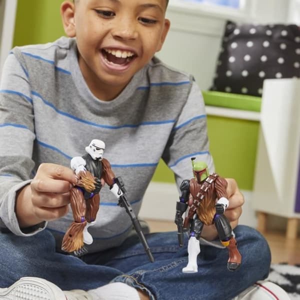 MixMashers Stormtrooper, 12 cm anpassningsbar figur som kan blandas och kombineras med tillbehör, Star Wars, från 4 år.