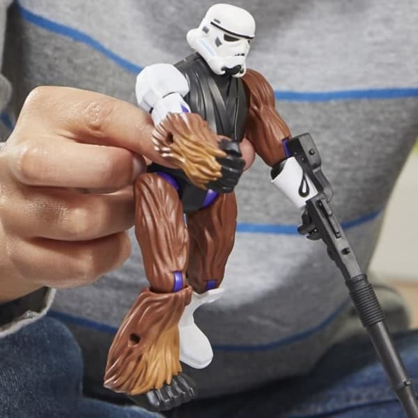 MixMashers Stormtrooper, 12 cm anpassningsbar figur som kan blandas och kombineras med tillbehör, Star Wars, från 4 år.