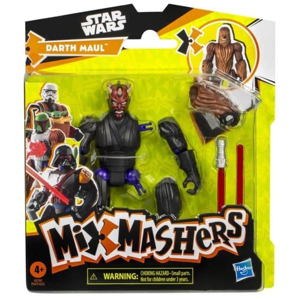 MixMashers Dark Maul, figur 12 cm anpassningsbar att blanda och kombinera med tillbehör, Star Wars, från 4 år.