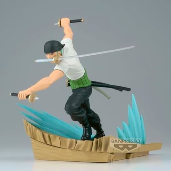 Actionfigur - BANPRESTO - Roronoa Zoro - 11 cm - Flerfärgad - One Piece
