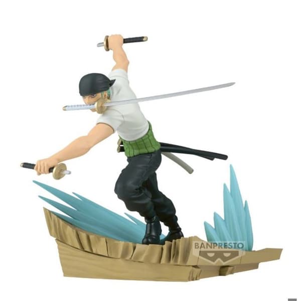 Actionfigur - BANPRESTO - Roronoa Zoro - 11 cm - Flerfärgad - One Piece
