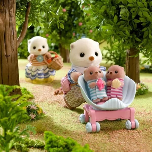 Samlet figur Sylvanian Families La familia de las nutrias marinas dyr