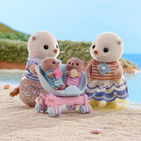Samlet figur Sylvanian Families La familia de las nutrias marinas dyr