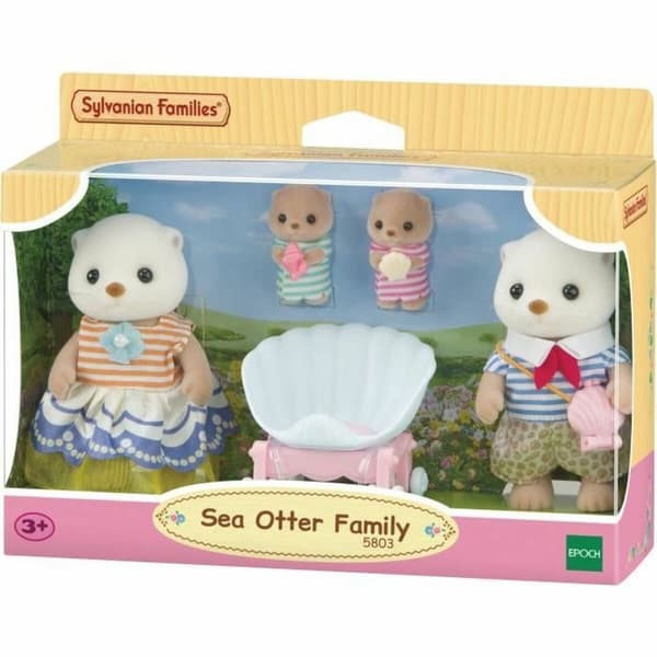 Samlet figur Sylvanian Families La familia de las nutrias marinas dyr