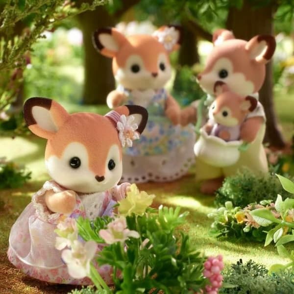 Samlet figur Sylvanian Families La familia Biche dyr