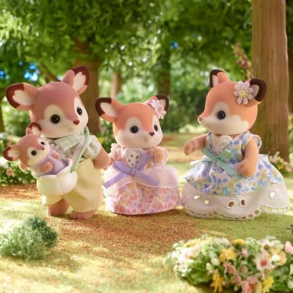 Samlet figur Sylvanian Families La familia Biche dyr