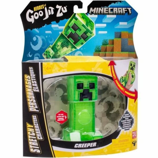 Samlet figur Goo Jit Zu Creeper de Minecraft