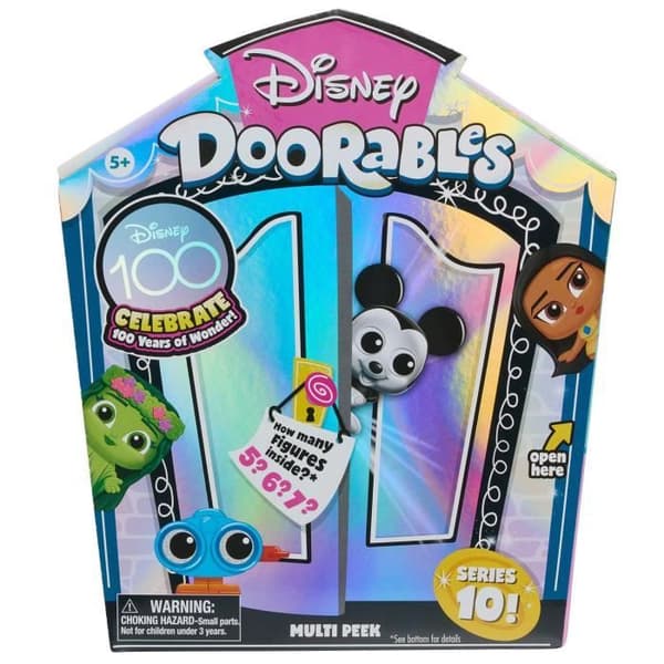 Figuriner samlarobjekt - DISNEY - Disney Doorables Mini Peek S10 - 5 till 7 figurer - 100-årsjubileum - Båda kön