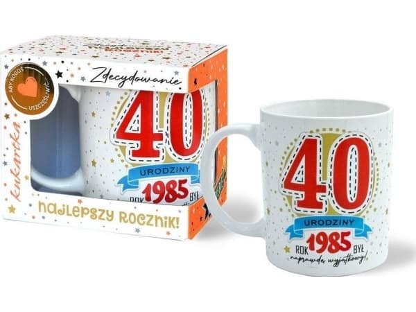 Premiummugg Födelsedag 40
