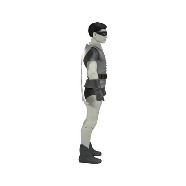 Batman 66 Robin Figur - McFarlane Toys - Svart och vit - 15 cm