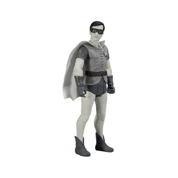 Batman 66 Robin Figur - McFarlane Toys - Svart och vit - 15 cm