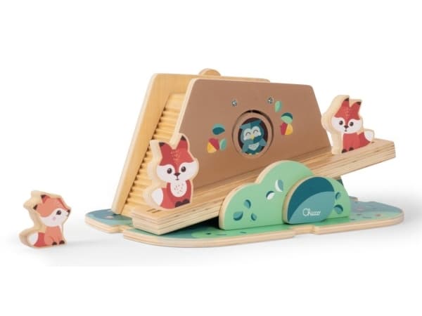 Puinen ketun piilo puuhahmojen kanssa MY WOOD FRIENDS Chicco