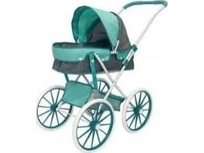 Gondolvogn store hjul grå-mint 011761 82960