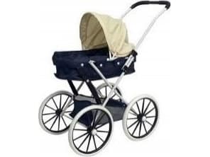 Gondolvogn store hjul gran-beige 011762 82977