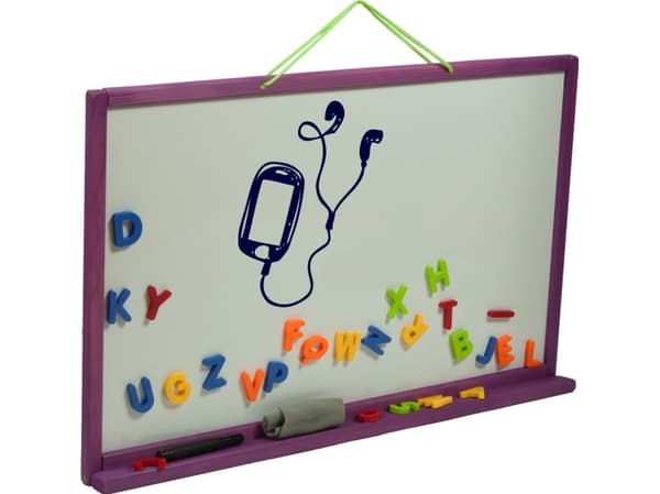 Light purple chalkboard hanging board