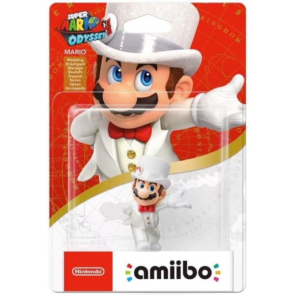Amiibo Figur - Mario (Bröllopsoutfit) • Super Mario Collection