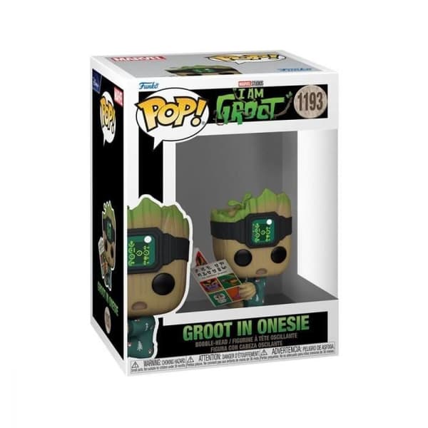 Funko Pop! Marvel: IAG- Groot PJs med bok