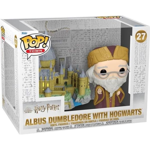 Funko POP! Stad: HP Anniversary- Dumbledore med Hogwarts
