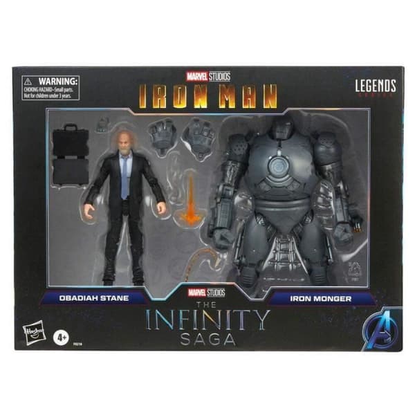 Figurine Marvel Legends The Infinity Saga Iron Man Obadiah Stane och Iron Monger set 2 figurer 15cm - - - Ocio Stock