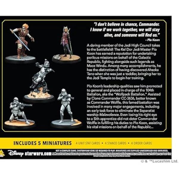 Atomic Mass Games Star Wars: Shatterpoint Led med gott exempel Squad Pack