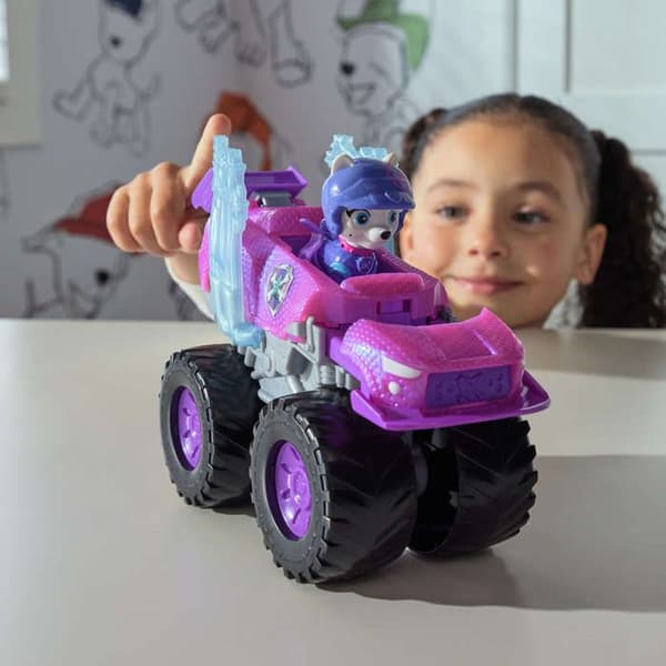 Paw Patrol Räddningshjul Terrängfordon med figur Roxi 6cm