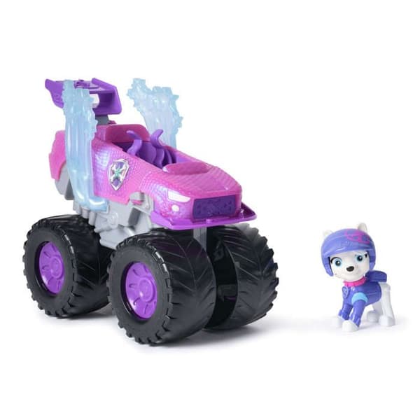 Paw Patrol Räddningshjul Terrängfordon med figur Roxi 6cm