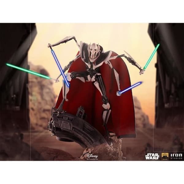 Figura General Grievous Star Wars Clone Wars Escala 1-10
