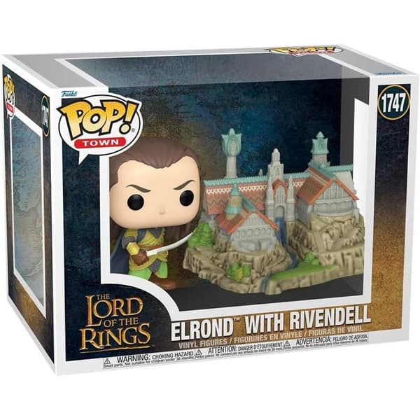 Figur i miniatyr - Funko - POP Town Sagan om ringen - Elrond nr 1747
