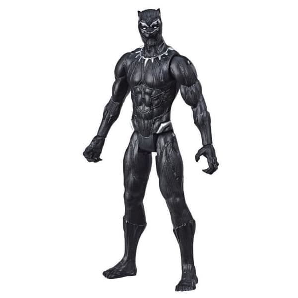 Black Panther figur 30 cm, Avengers Titan Hero Series leksak för barn från 4 år och uppåt, Marvel