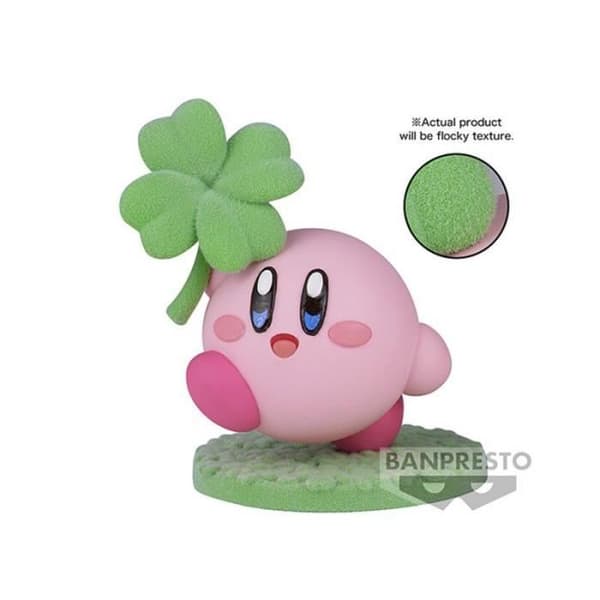 Figur - Kirby - Fluffy Puffy - Vinyle - 4cm - Såld i kartonglåda