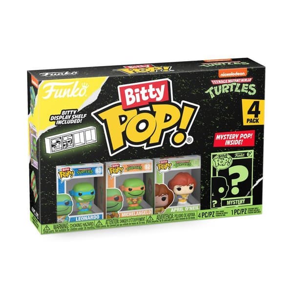 Bitty Pop! - Ninja Turtles - Paket med 4 1 slumpmässigt