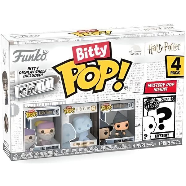 Samlarfigur - FUNKO - Bitty Pop Harry Potter Dumbledore - 4-pack - Blandad - Från 3 år