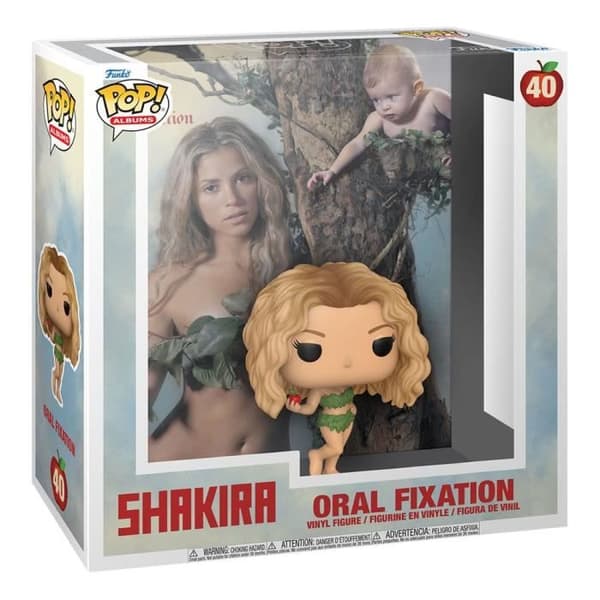 SHAKIRA POP! VINYLALBUM FIGURIN ORAL FIXERING 9 CM FUNKO 67376