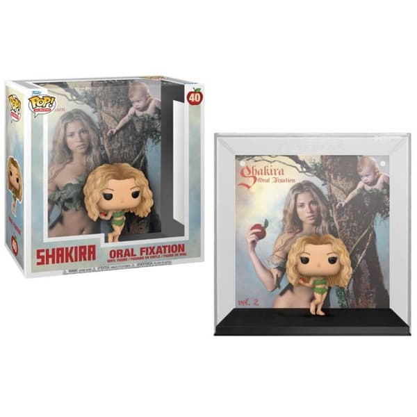 SHAKIRA POP! VINYLALBUM FIGURIN ORAL FIXERING 9 CM FUNKO 67376