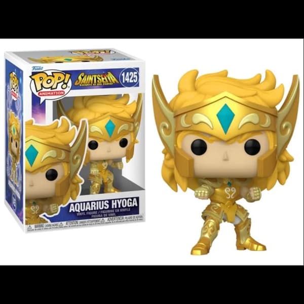 Pop! Saint Seiya Gold Aquarius Hyoga 9 cm - FUNKO - Vuxen - Blandat