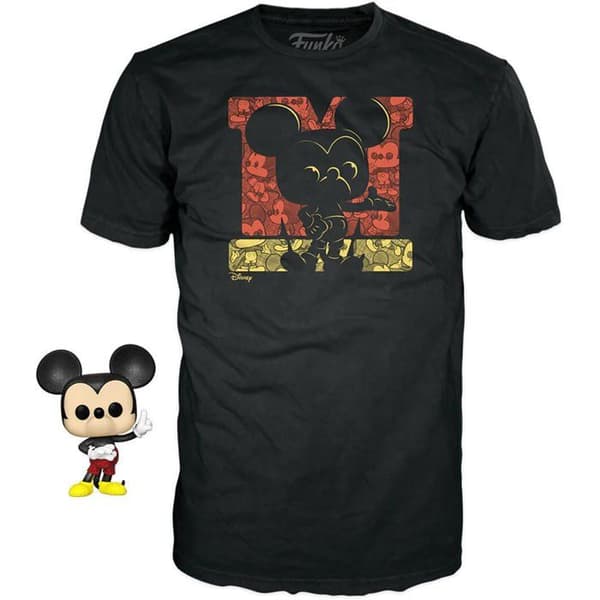 Pop&amp;tee - Disney - Mickey (dglt) Storlek L