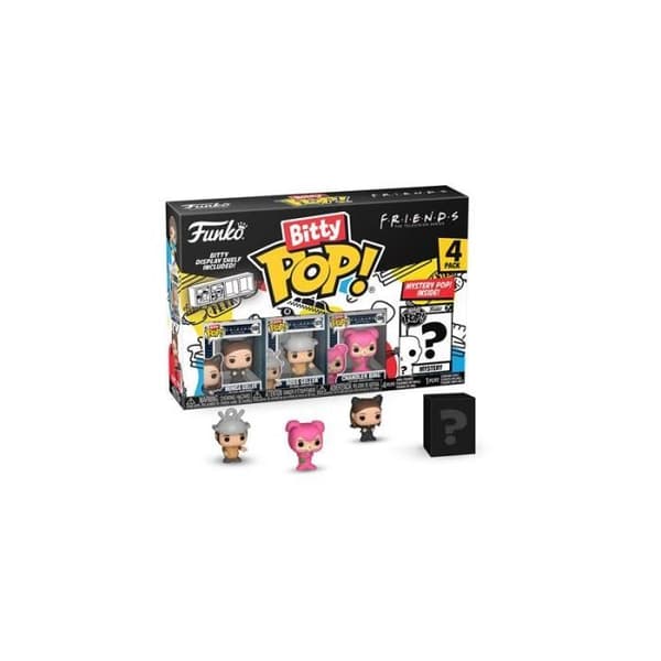 Pack 4 Bitty Pop Friends Monica som Catwoman-figurer