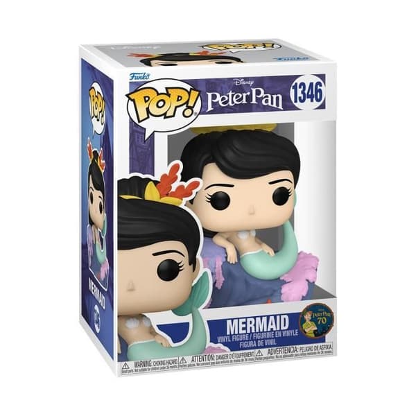 Funko Pop! Disney Peter Pan 70-årsjubileum - Sjöjungfru - Flerfärgad - Grå - Pop!