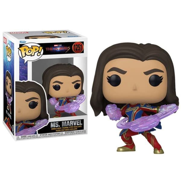 Funko Pop! Vinyl: The Marvels - Ms. Marvel - Marvel License - Grå och flerfärgad