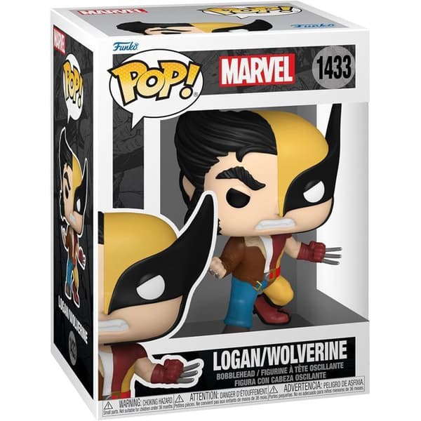 Figur - Funko Pop! - Wolverine/Logan - Vinyl 9,5 cm - Ideal present - Marvel-samling